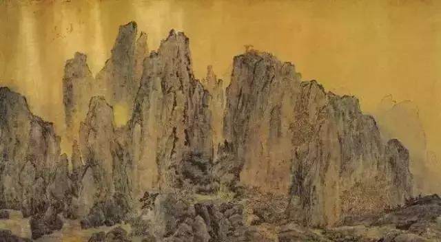 小央美水墨画作品欣赏,40幅养眼浅绛山水画