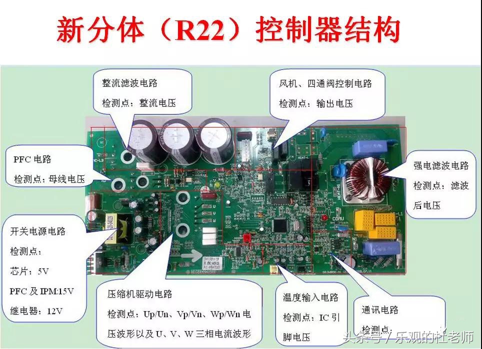 格力变频电路原理及元器件识别,格力变频空调外机主板电路讲解