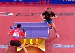直板反手推挡球技术的动作要点,乒乓球直板推挡好的选手如何应对