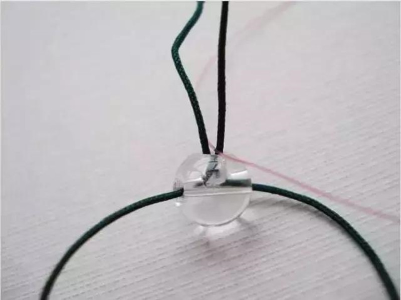 diy串珠手工手链编绳教程,手工编绳可穿珠半成品项链