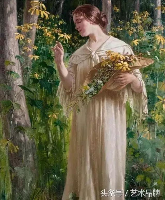 油画中的女人如此动人,西方油画中的女神优雅迷人