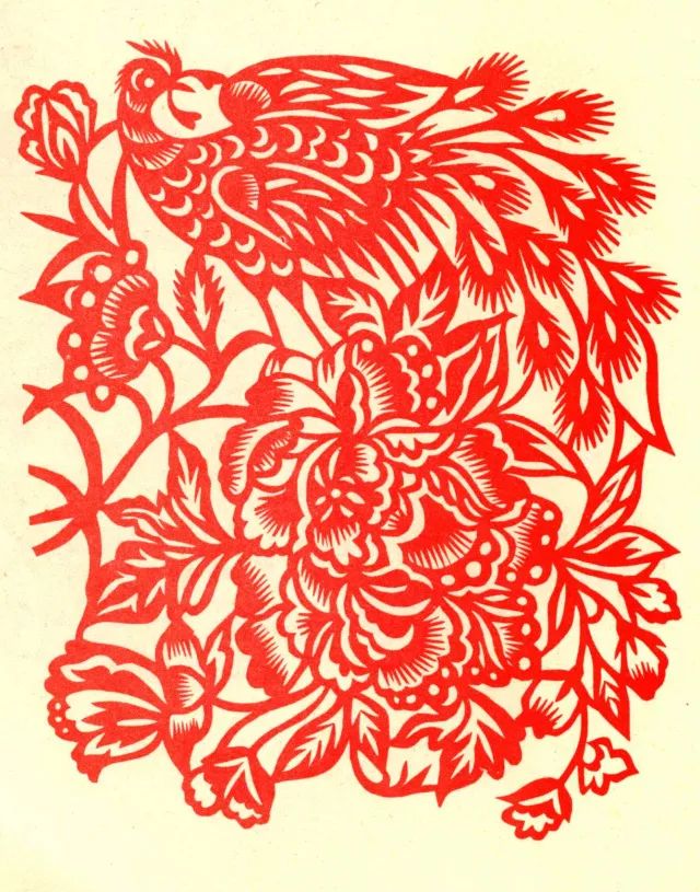 剪纸民间手艺,24幅民间吉祥剪纸图