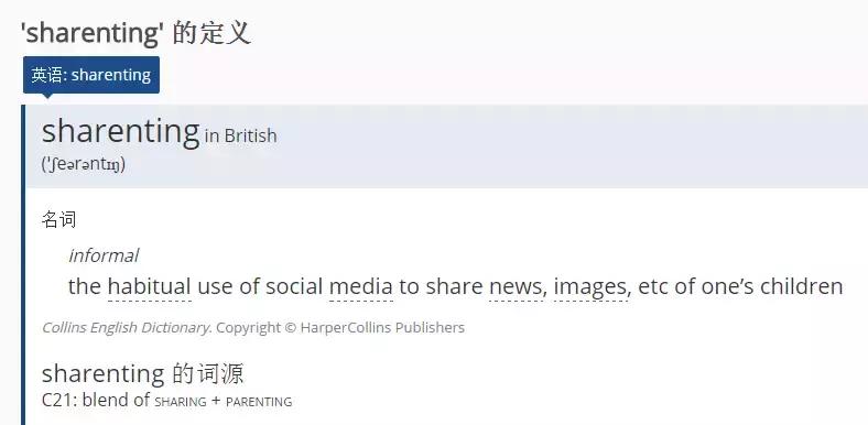 晒娃狂魔在英语里竟然叫sharenting！