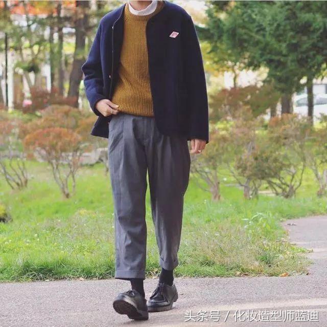 看韩国帅哥穿搭,韩式秋冬穿搭男