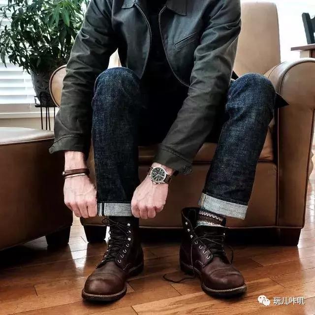 阿美咔叽美式工装靴搭配,美式工装靴推荐