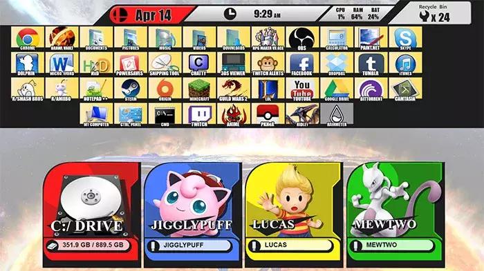 电脑桌面图标任意摆放,手机桌面图标创意摆放