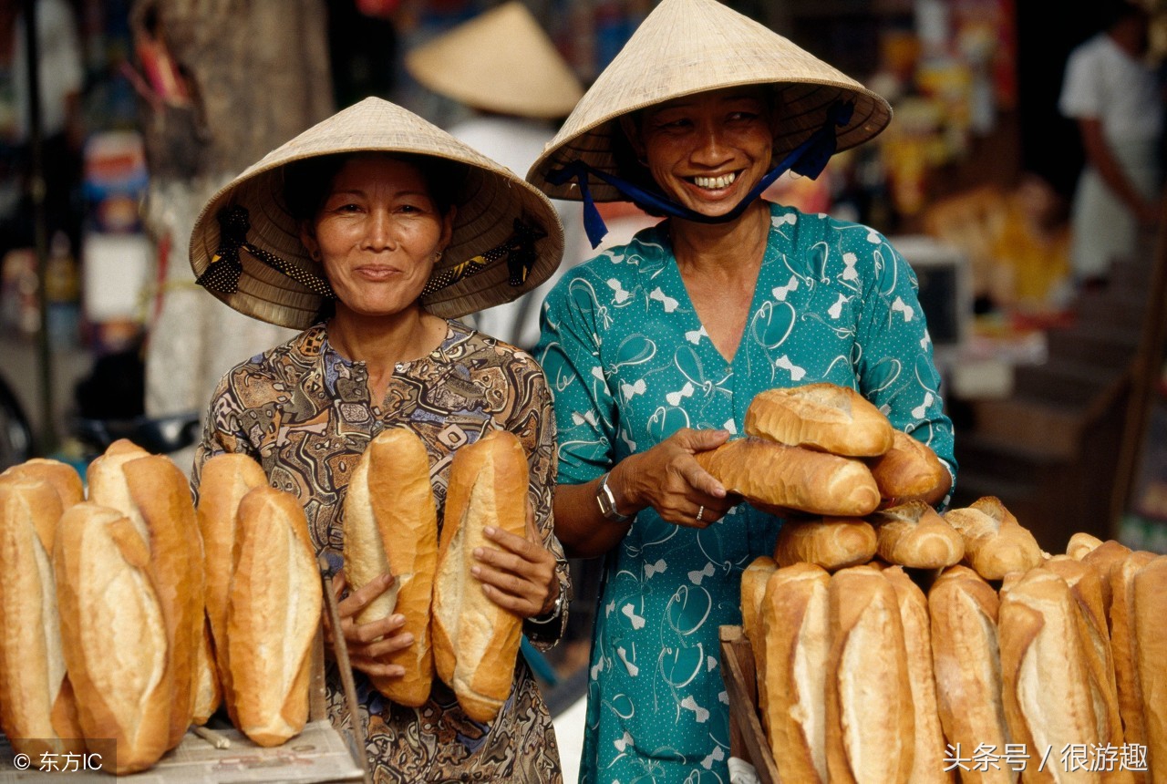 中越边境越南的露天集市,中越边界边贸集市
