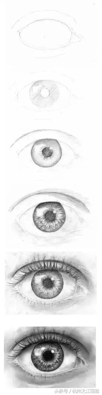 漫画眼睛画法简单又好看,动漫眼睛画法慢教程新手