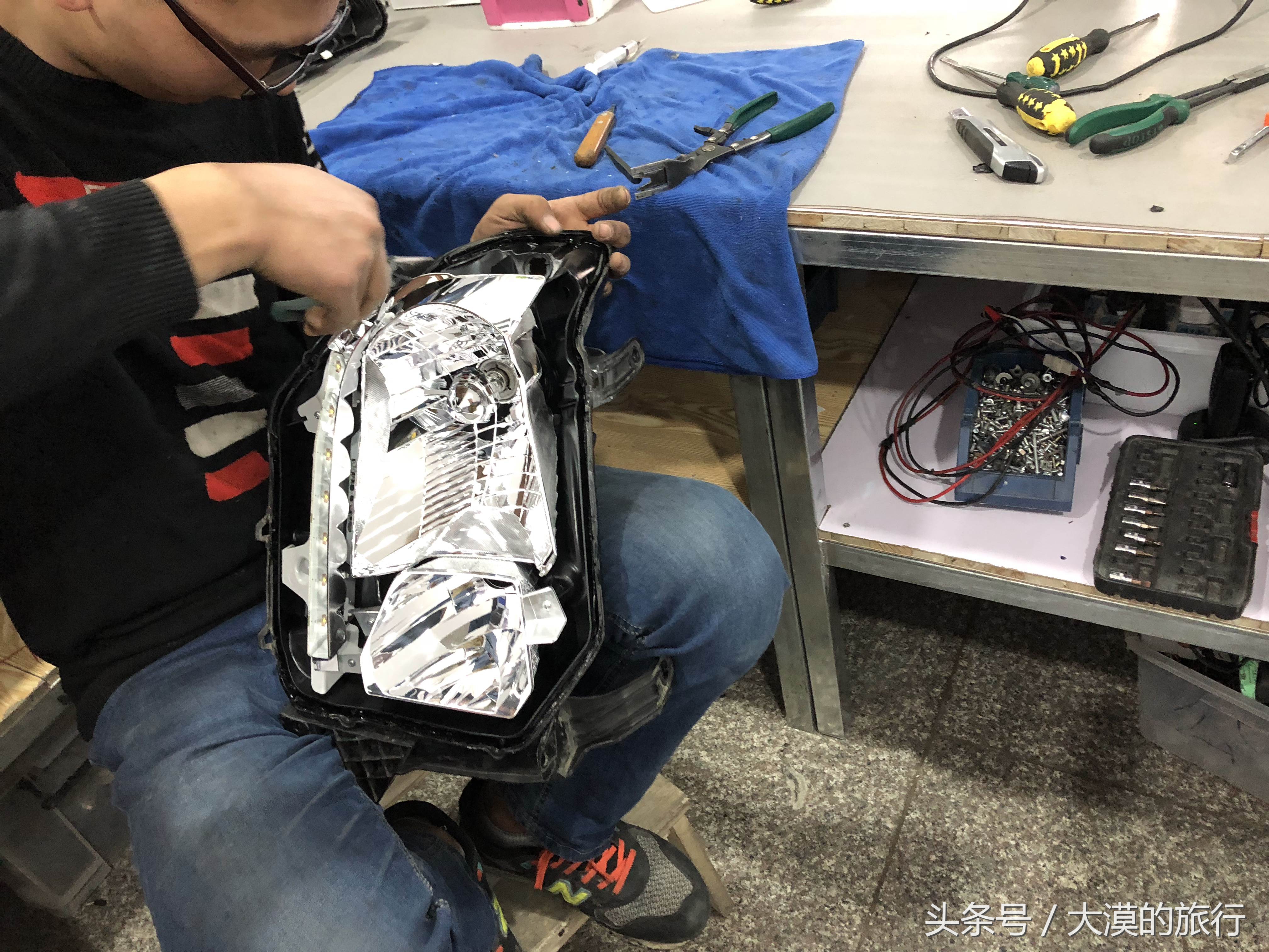 丰田坦途黄光灯,丰田坦途欧司朗激光大灯