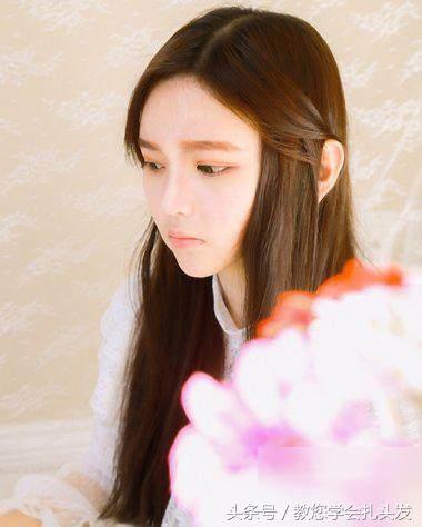 俏皮减龄中长发发型扎法,扎发发型简单又好看中长