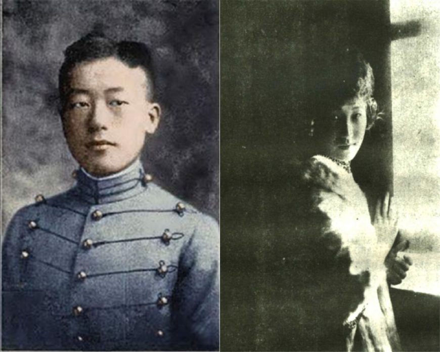 陆小曼的一生中的三个男人,陆小曼最终和谁生活在一起