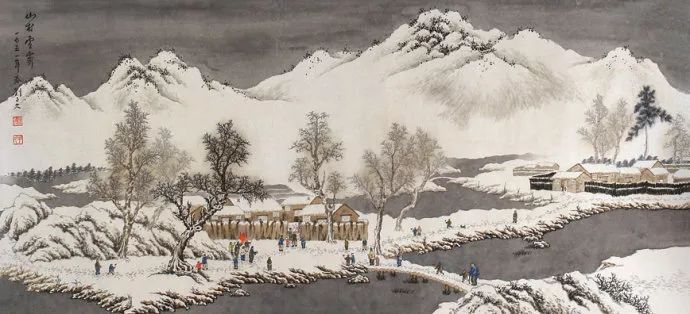 写意山水花鸟画精品欣赏,吴待秋山水画精品欣赏图文