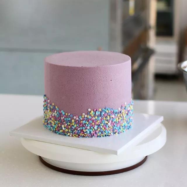 八齿裱花嘴奶油蛋糕简单造型,小孩子奶油蛋糕造型简单