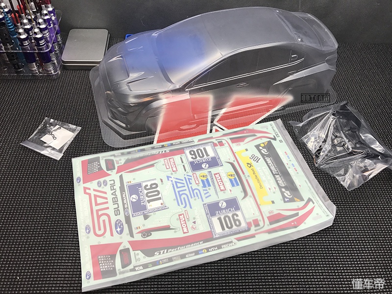 超人继续分享KYOSHOTF7的新车壳