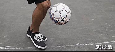 花式足球基础球感练习,脚面吸球