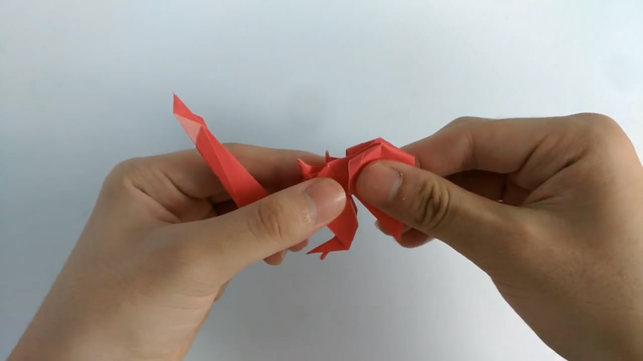 折纸蛇妖手工,蛇妖折纸