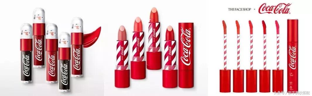 用可口可乐版化妆品化妆,可口可乐妆容