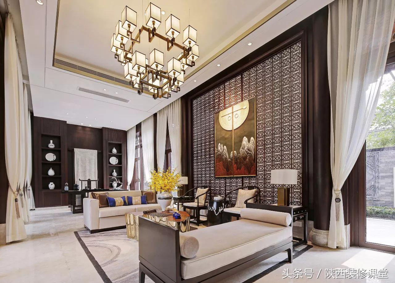 典雅新中式低调沉稳的禅意美学,高端住宅中式轻奢效果图