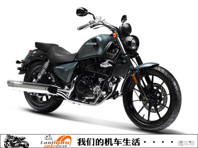 搭载进口V型双缸发动机，轻骑运动型太子GV250即将上市，确实很酷