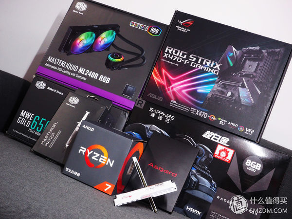 Zen+启动！船新组合RyzenR72700X+华硕ROGX470F—RGB开箱