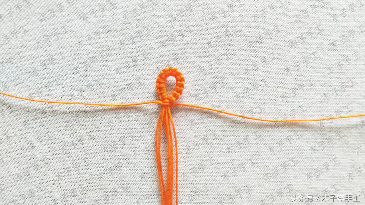 看了教程学不会咋办,最简单快速完成的纯红绳手链