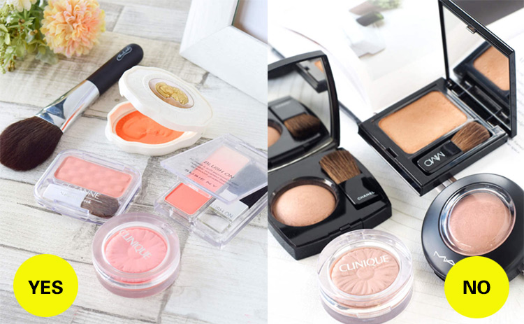 彩妆夏季限定腮红色号搭配图片,小长假美妆出行