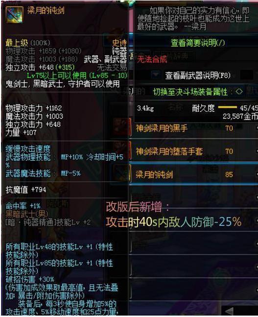 12.22版本dnf装备强度旭旭宝宝,dnf旭旭宝宝装备