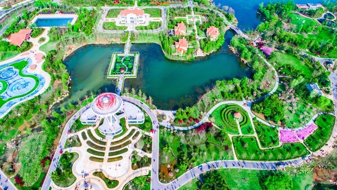 花博园滁州风景,滁州花博园公园美景