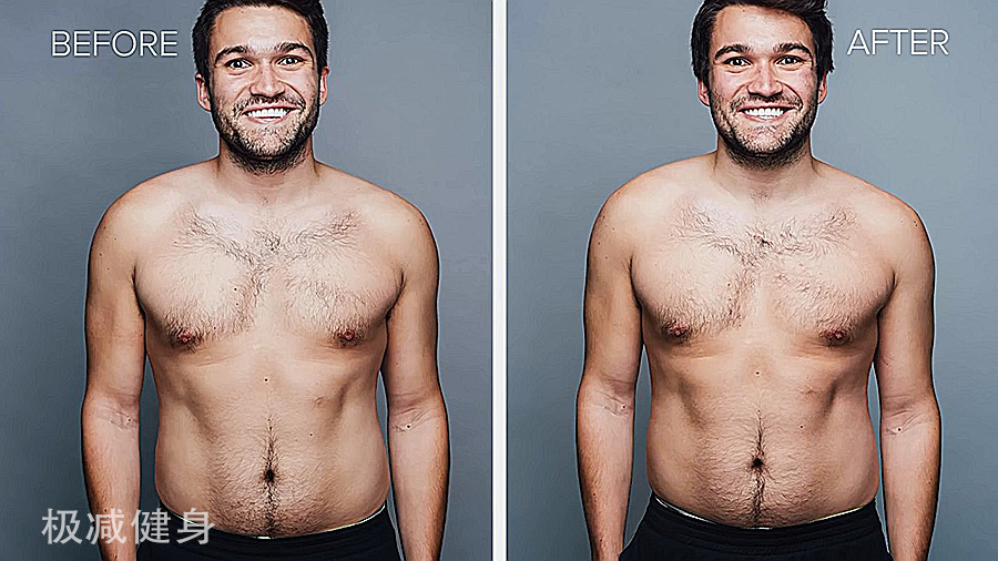 每天做平板支撑1分钟30天变化,每天平板支撑5分钟一个月变化