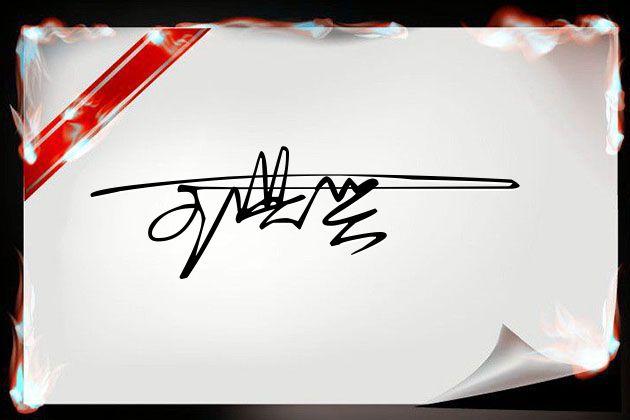 连笔可画签名设计免费版在线生成,免费在线艺术签名设计连笔一字签