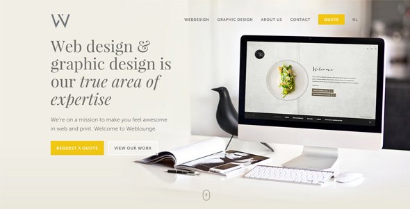 23个使用大背景的全屏网页设计作品