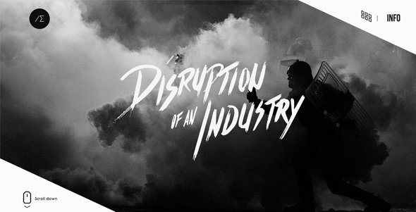 23个使用大背景的全屏网页设计作品