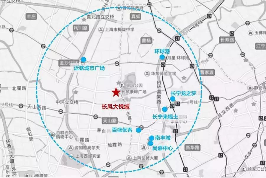 长风大悦城打卡地,长风大悦城全貌