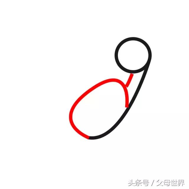 数字简笔画0到10创意画,简笔画陪伴孩子