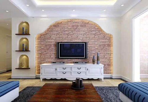 小户型2米7宽电视背景墙设计,小户型中式电视背景墙效果图