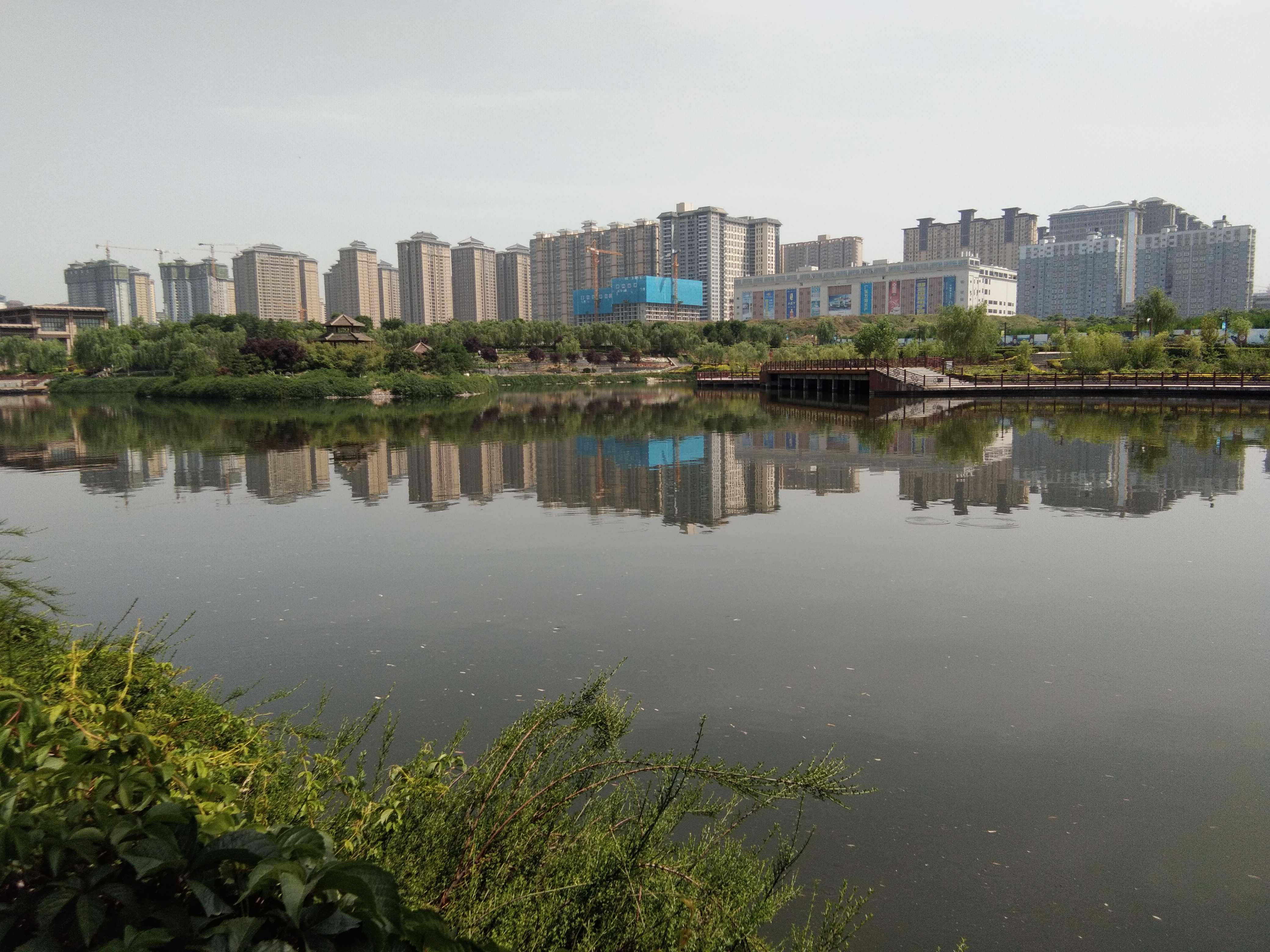 脚踏汉城湖公园全程!感受汉武辉煌!