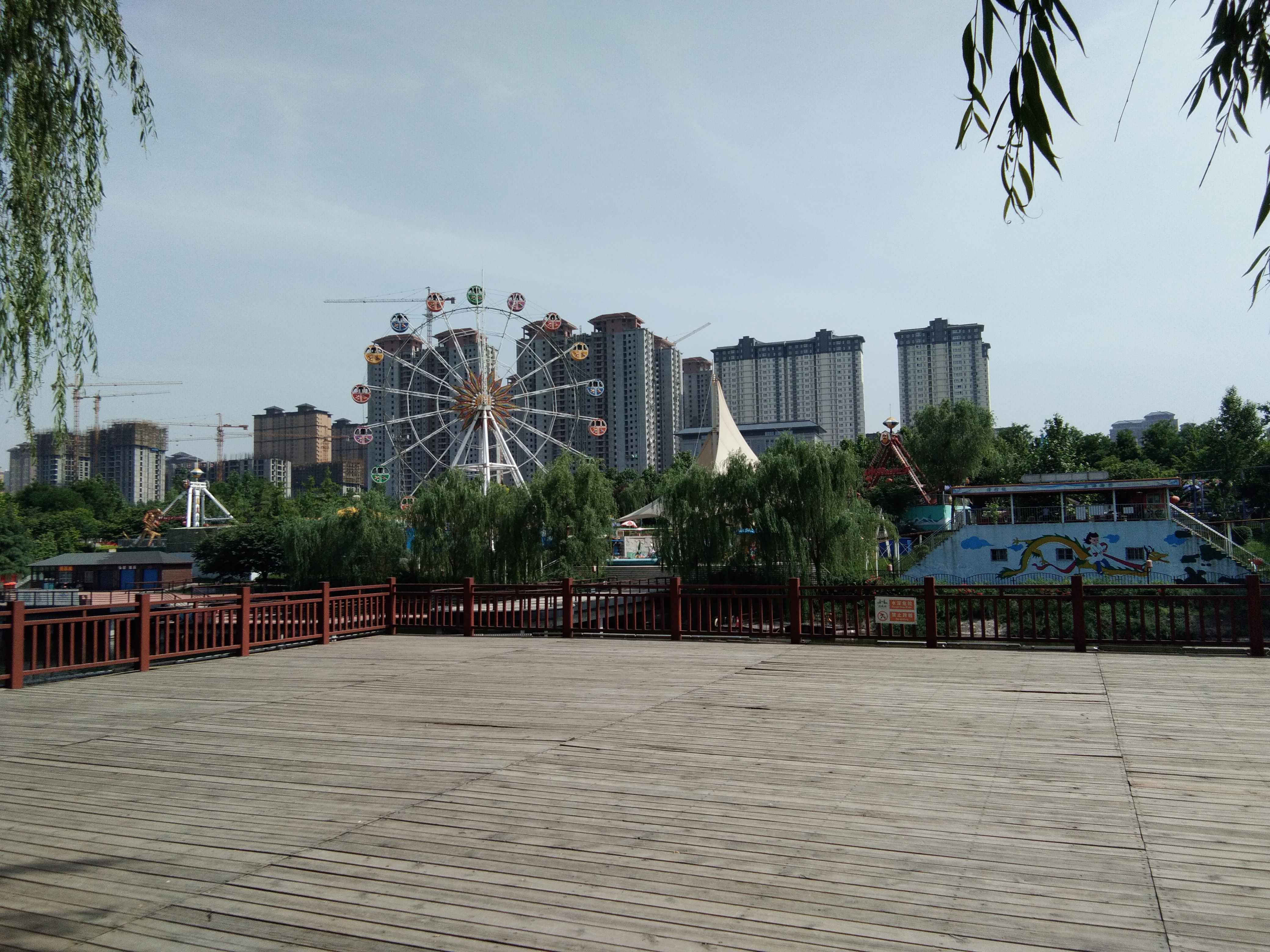 脚踏汉城湖公园全程!感受汉武辉煌!