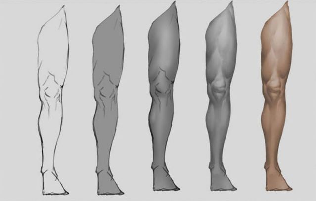 来教你画李小龙,来教你画一个卧蚕