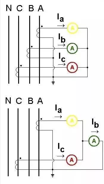 配电柜的互感器和电表如何接线图,在配电柜已有互感器接电表接线图