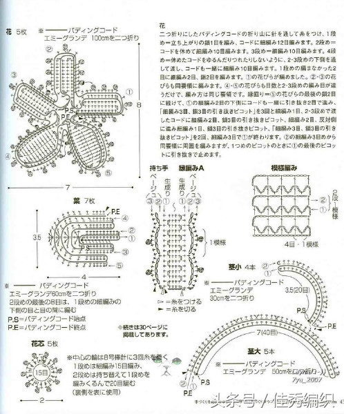 编织技巧｜漂亮的爱尔兰蕾丝钩针包包4款，喜欢吗？附图解