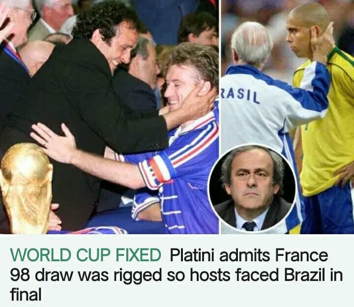 普拉蒂尼罗纳尔多,世界杯惨案罗纳尔多