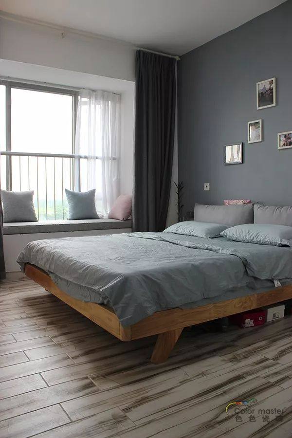 卧室木纹砖200x1200效果图,卧室600*1200木纹砖效果图