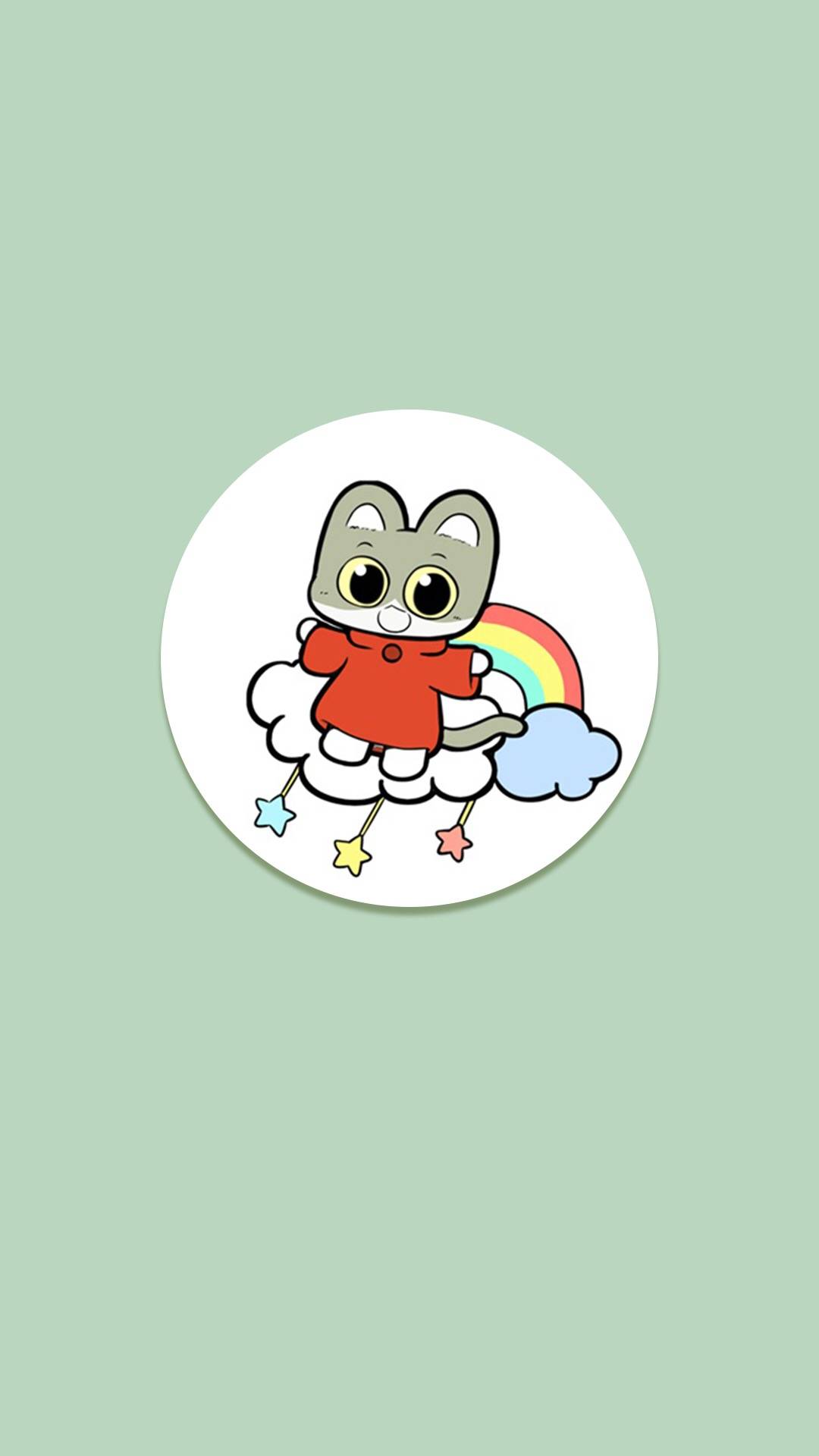 卡通治愈插画手机壁纸,手机壁纸卡通插画