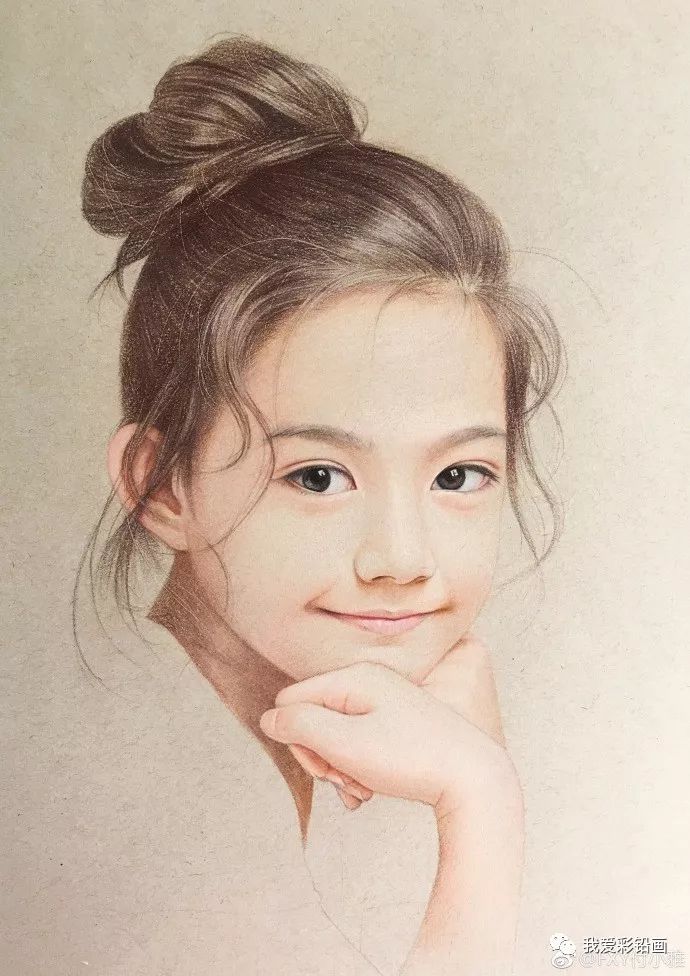 彩铅手绘图片唯美人物,彩铅手绘动漫人物女孩