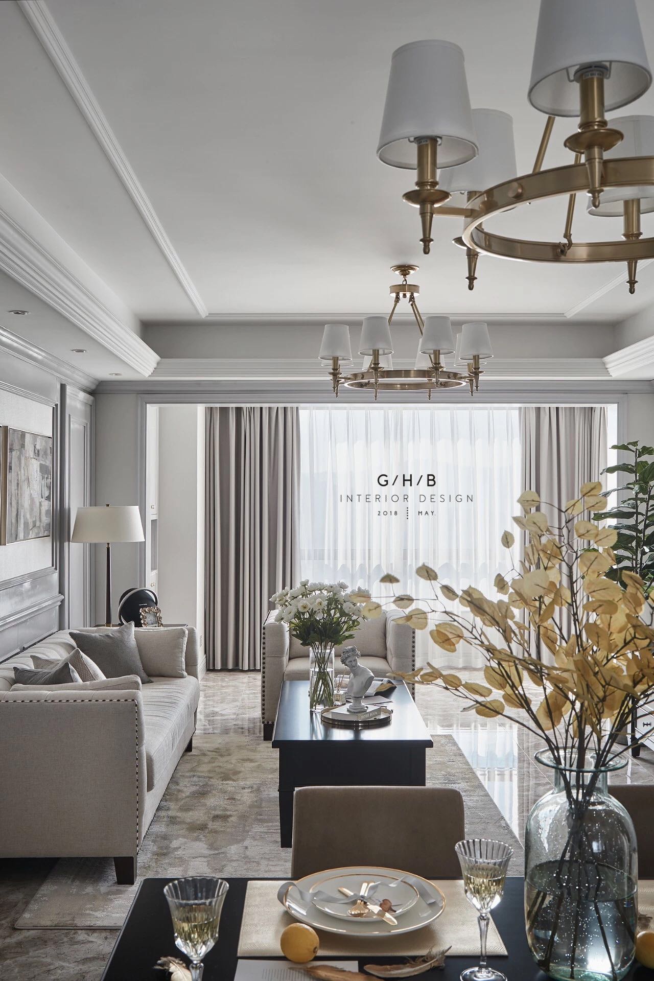 都市HUI-江阴院子美式风格135㎡