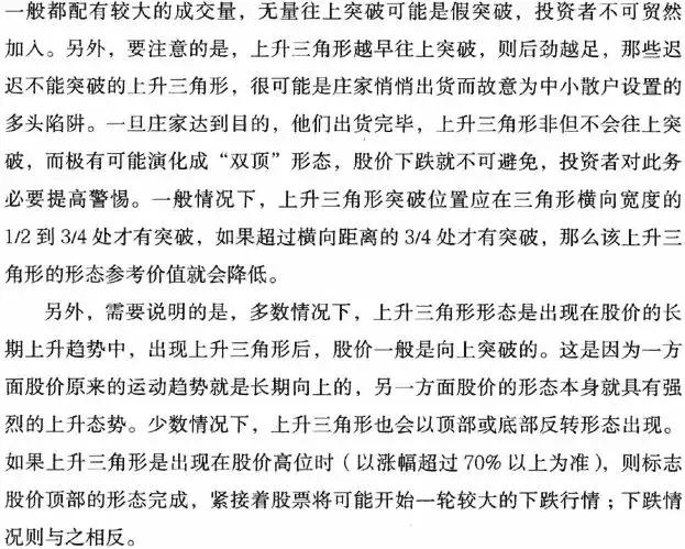 上升三角形形态,上升三角形形态破位下跌