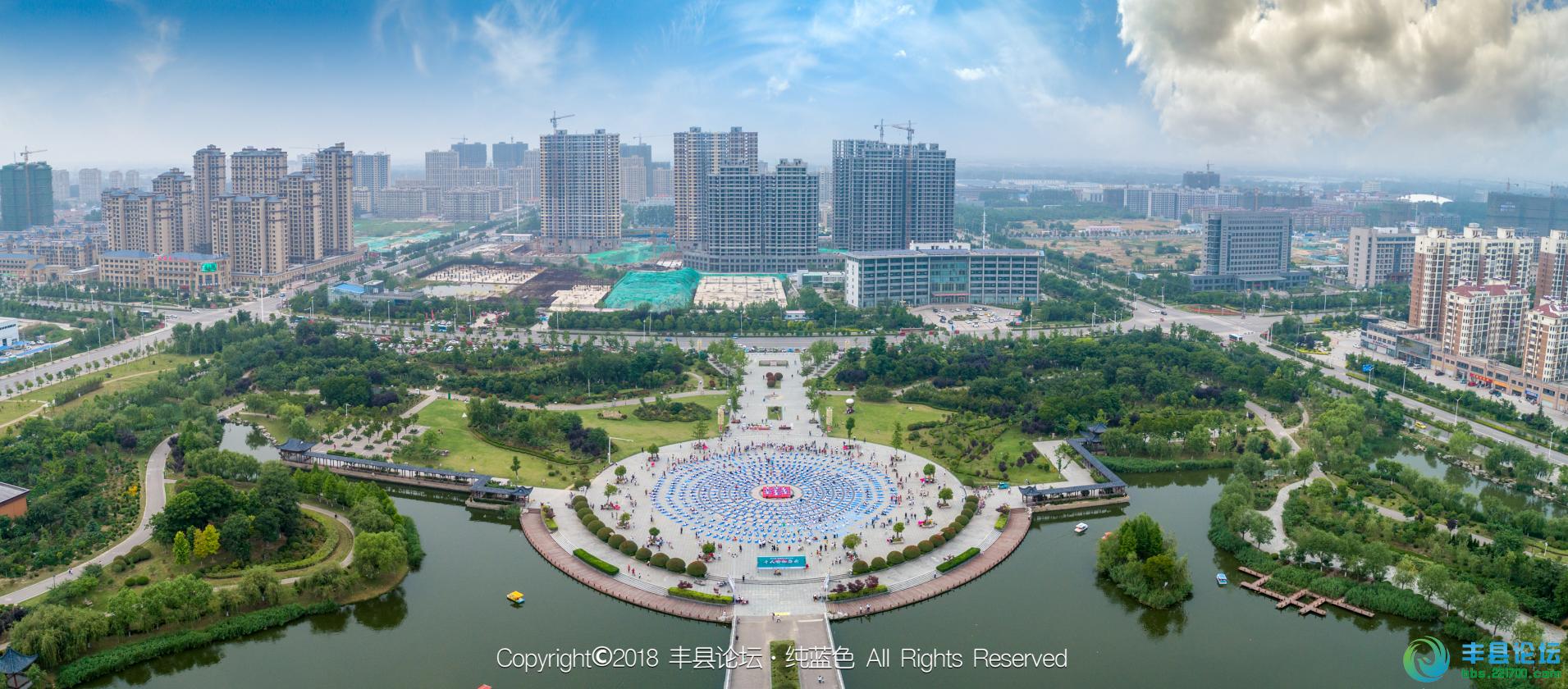 太壮观了！丰县栖凤园内上演千人瑜伽秀！