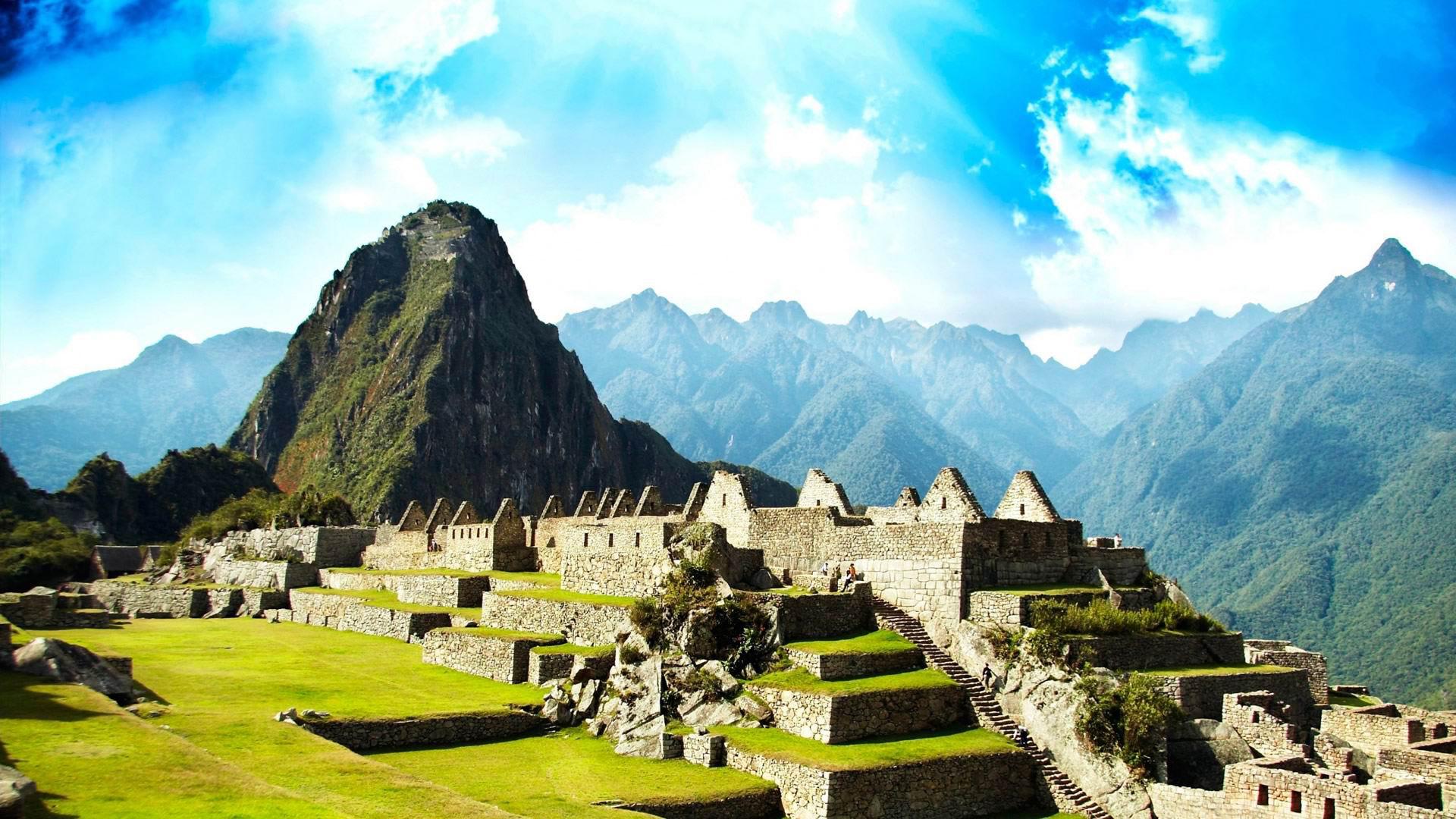 秘鲁马丘比丘遗迹,秘鲁古印加帝国马丘比丘古城