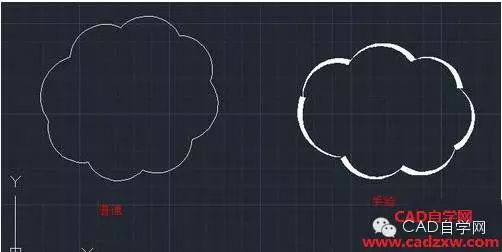 cad中如何修订矩形云线和圆形云线,cad中修订云线的快捷键