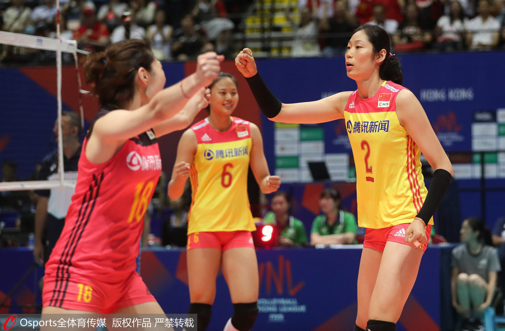 朱婷入选中国女排世联23人队,世联赛中国香港站女排名单